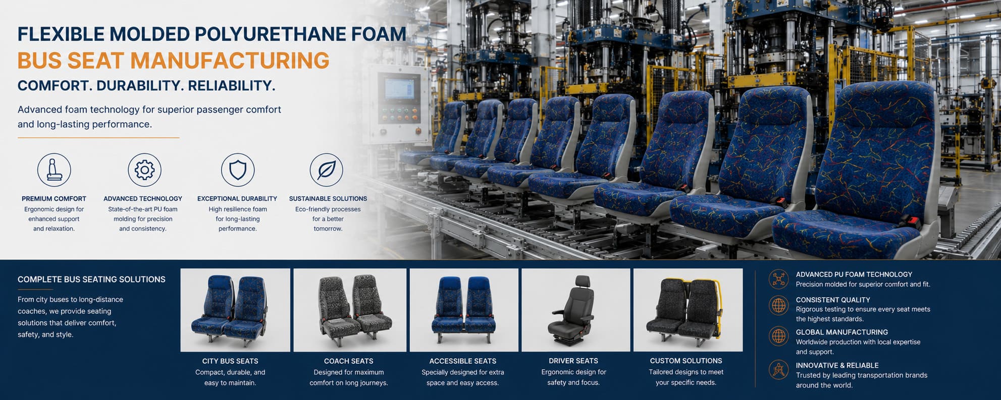 3-Bus Seating Systems