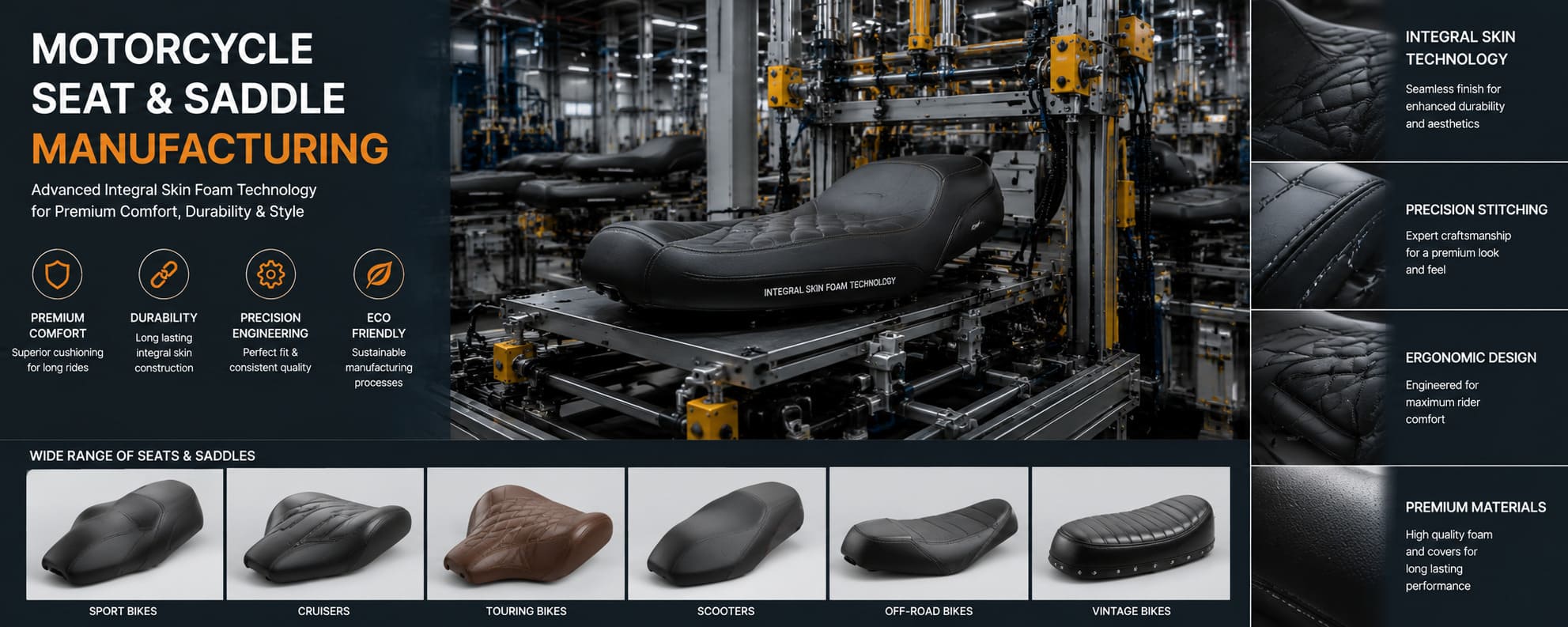 3-Motorcycle-Saddle-Production