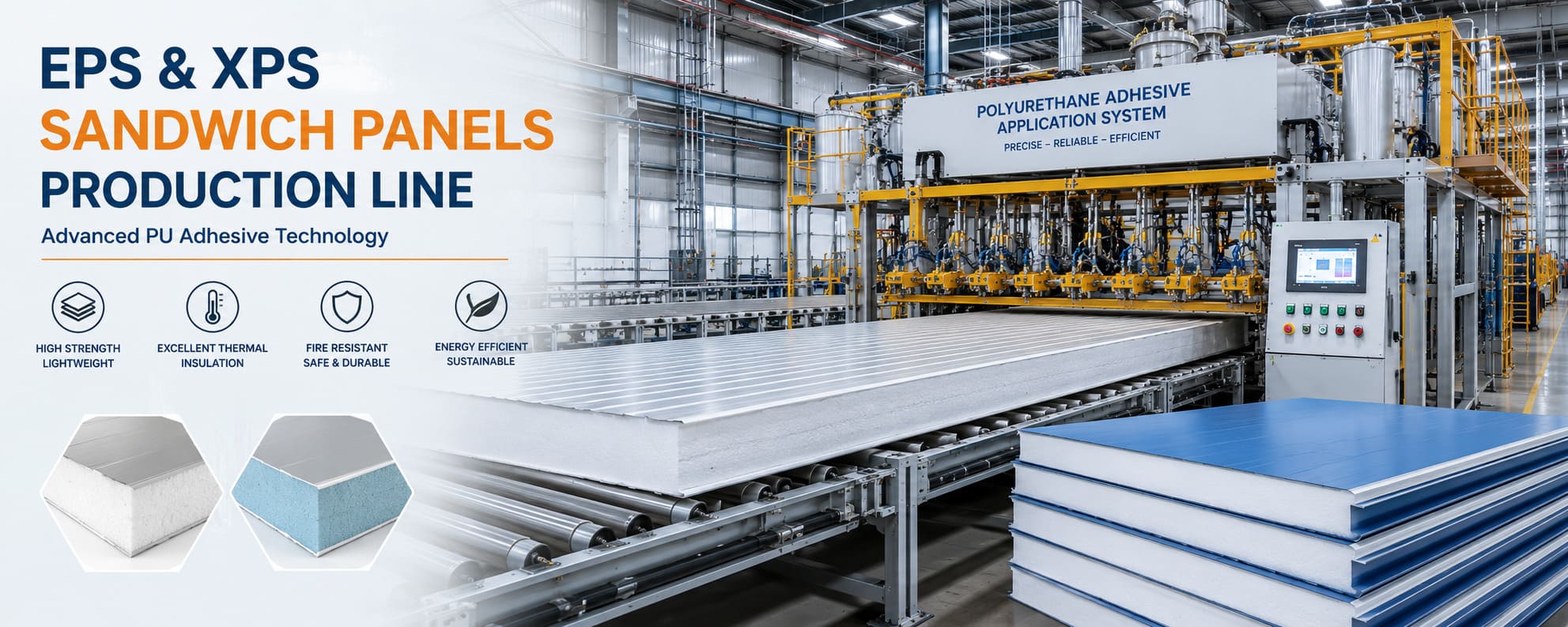 5-Industrial-sandwich-panel-production line